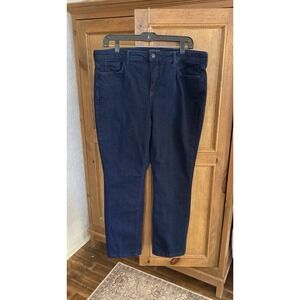 NYDJ Sheri Slim Lift Tuck Technology Size 6 Jeans Dark Wash Denim